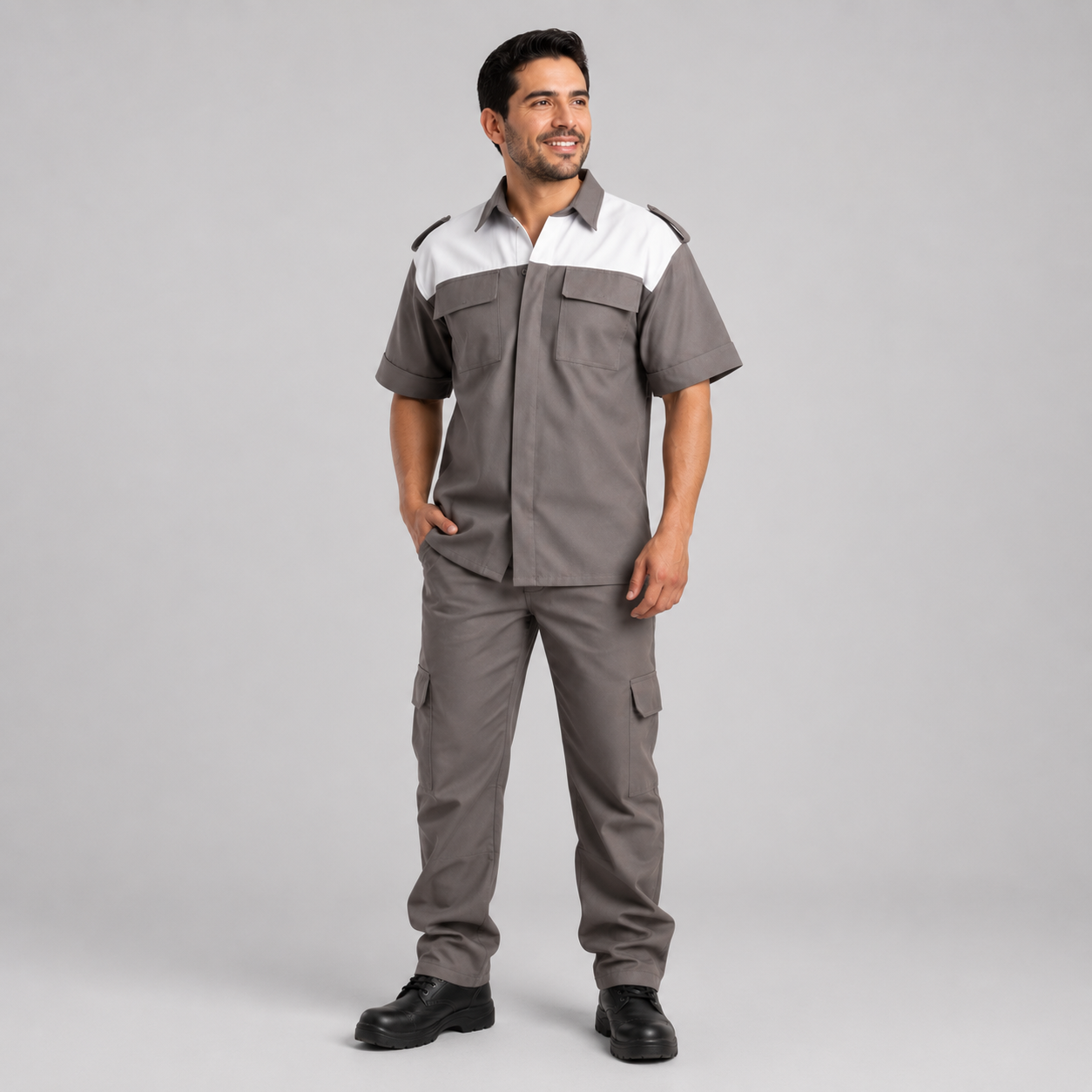 Overol industrial de dos piezas para trabajo rudo