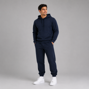 Conjunto de pants deportivo con sudadera de capucha y pantalón
